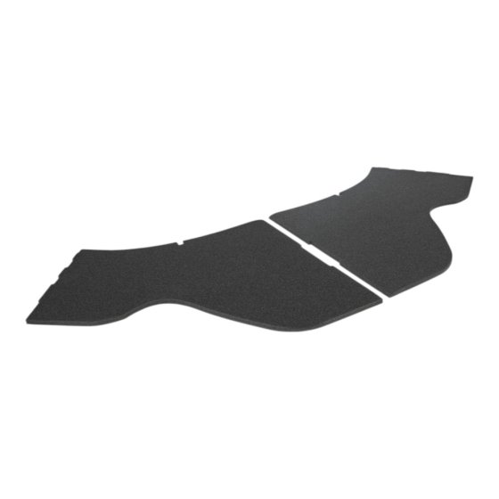 Soundproofing Pads Kit for BGA 86 Stihl Leaf Blowers - OEM No. BA02 007 1000