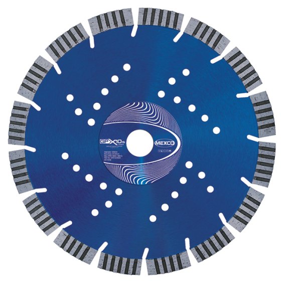 Mexco 230mm Concrete X10 Grade (15mm Diamond Blade Segment Height)
