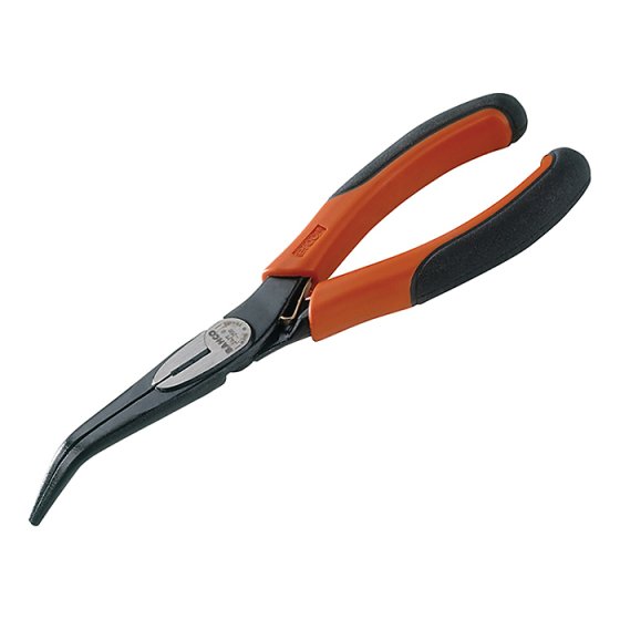 2427G Bent Snipe Nose Pliers 160mm (6.1/4in) by Bahco - 2427 G-160