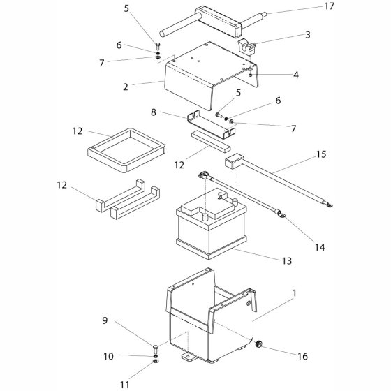 Battery Holder Assembly