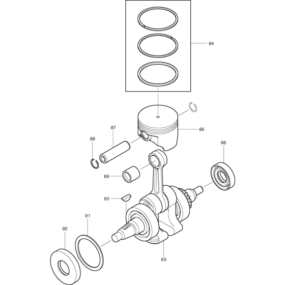 Crankshaft Assembly for BBX7600