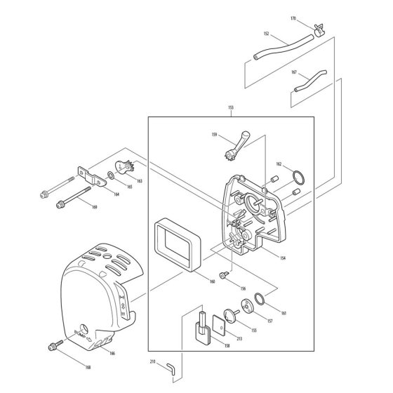 Air Cleaner for Makita BCX2500