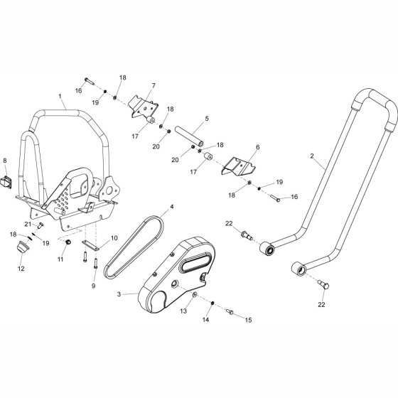 Bedplate & Front Cover Assembly