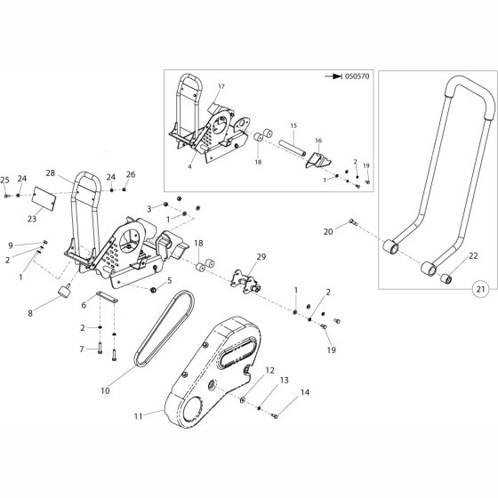 Bedplate & Front Cover Assembly