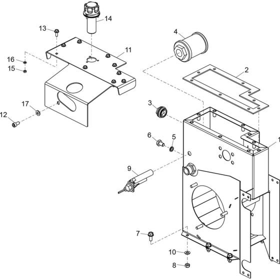 Tank Assembly for Belle Bulldog
