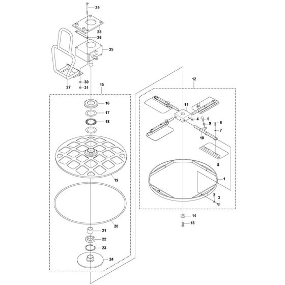 Blade Assembly for Husqvarna