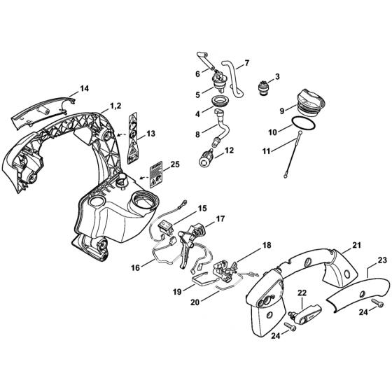 Handle Frame for Stihl BG86