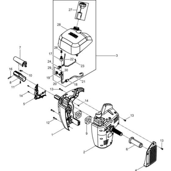Cover Assembly for Wacker BH23