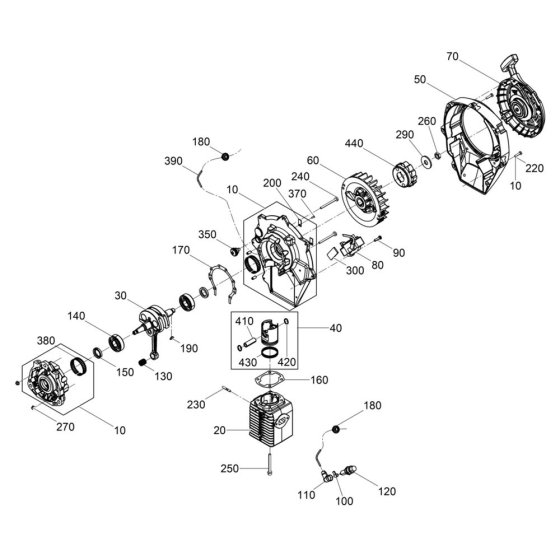 Engine Assembly for BH40