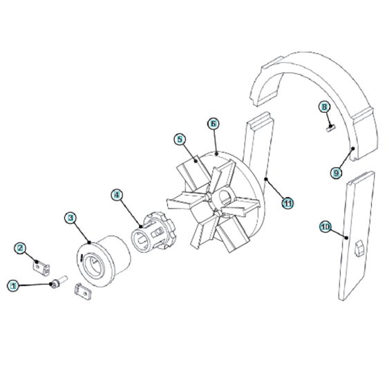 Blast Wheel Assembly