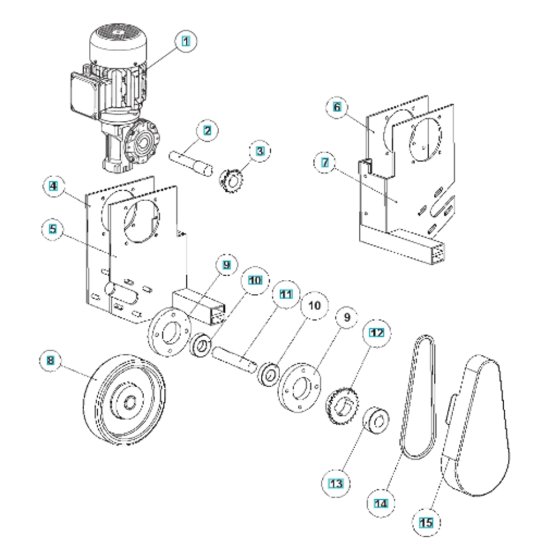 Drive Assembly for Husqvarna