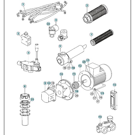 Hydraulic Assembly for EBE 500S