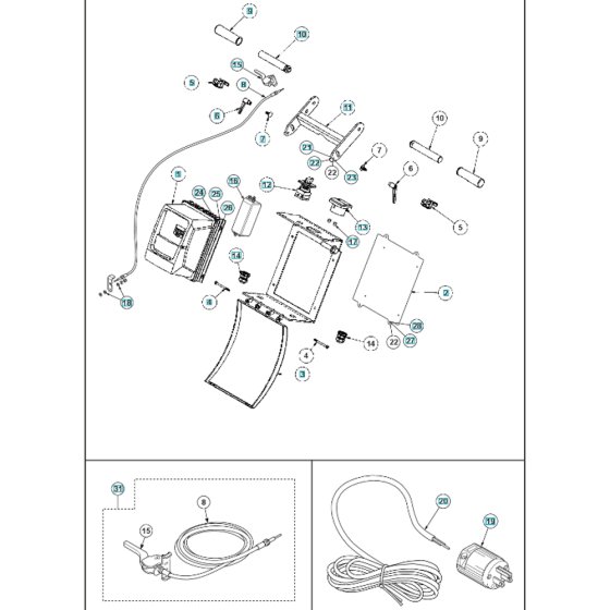 Handle Assembly for Husqvarna