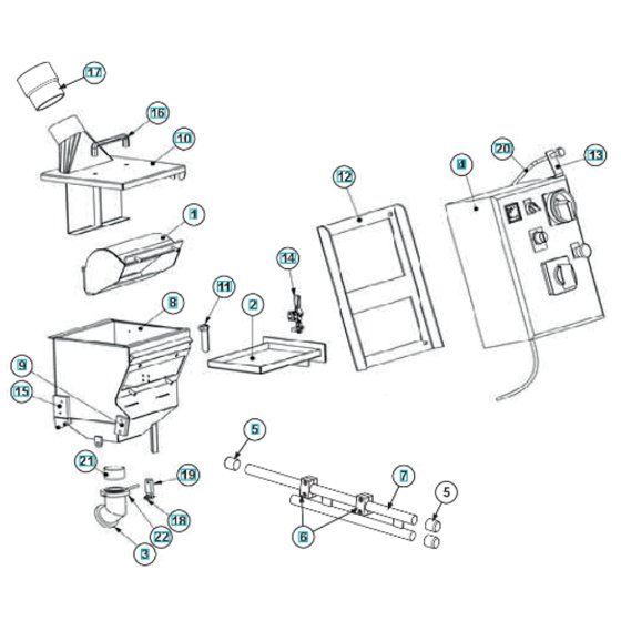 Separator Assembly for Husqvarna
