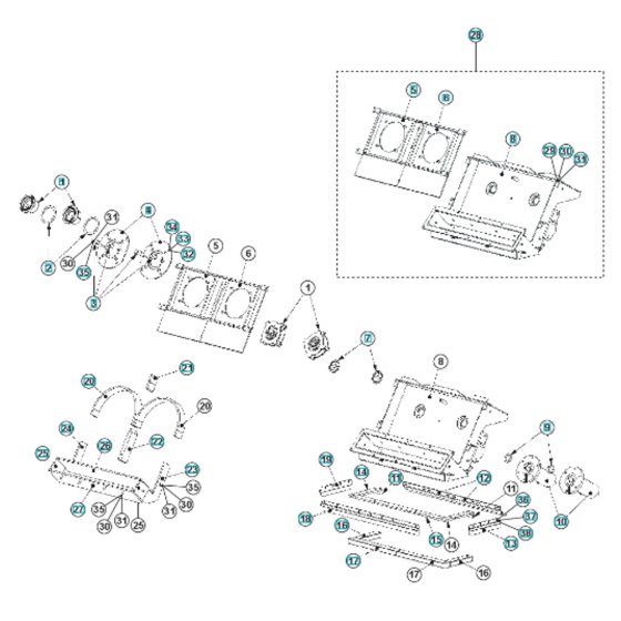 Housing Assembly for Husqvarna