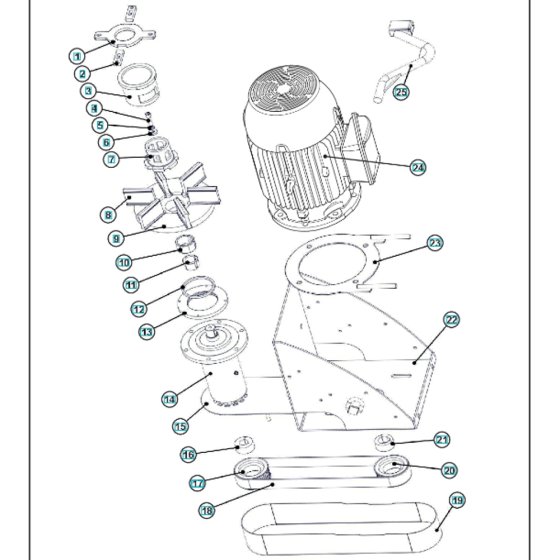 Blast Wheel Assembly