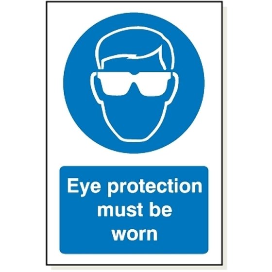 Eye Protection Sign – Blue
