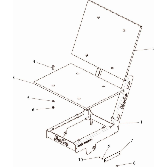 Flatbed Assembly for Belle BMD 300