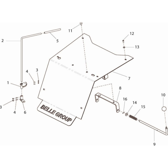 Cowl Assembly for Belle BMD 300