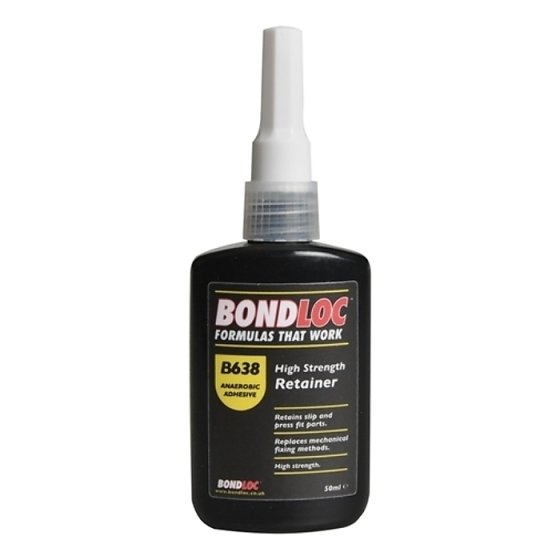 B638 High Strength Retaining Compound 50ml by Bondloc - B638-50