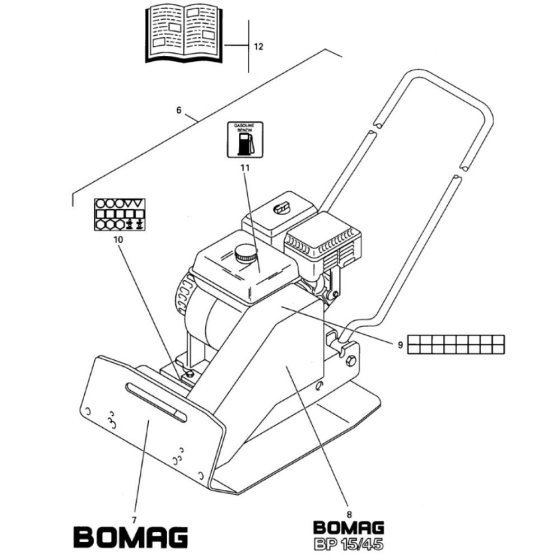 Decals & Manuals for Bomag