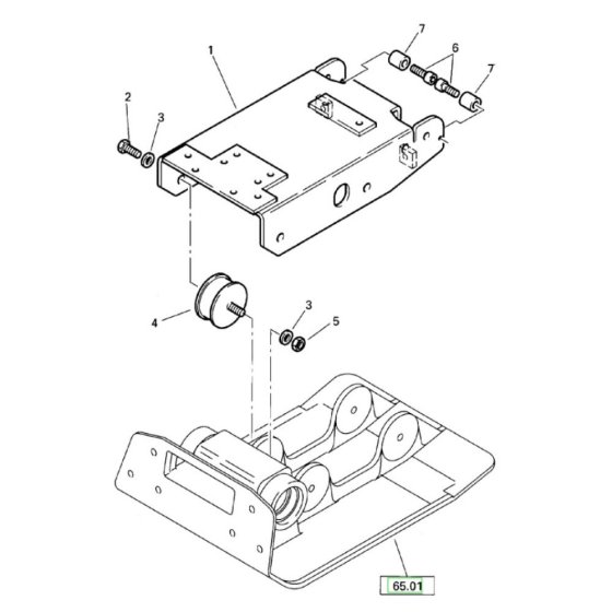 Frame Assembly for Bomag BP 15/45D