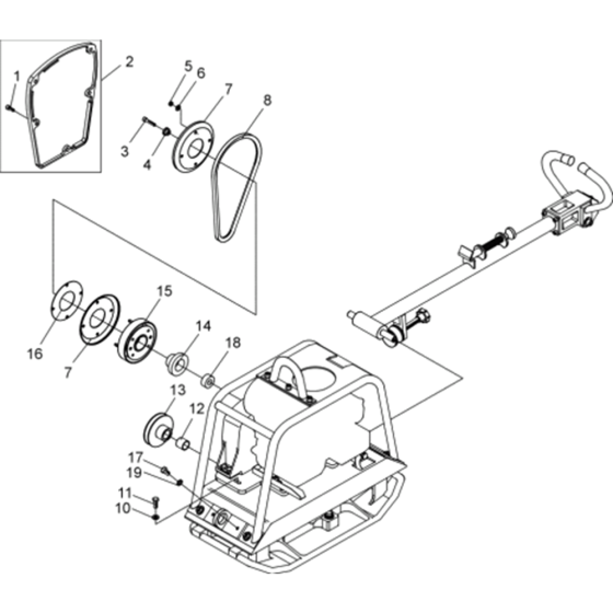 Vibratory Plate Assembly