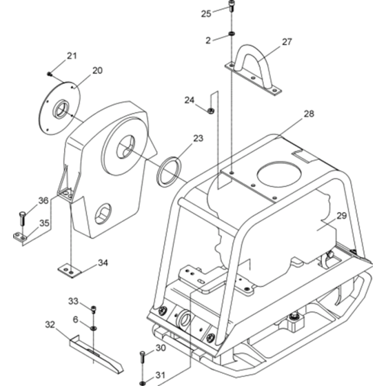 Vibratory Plate Assembly