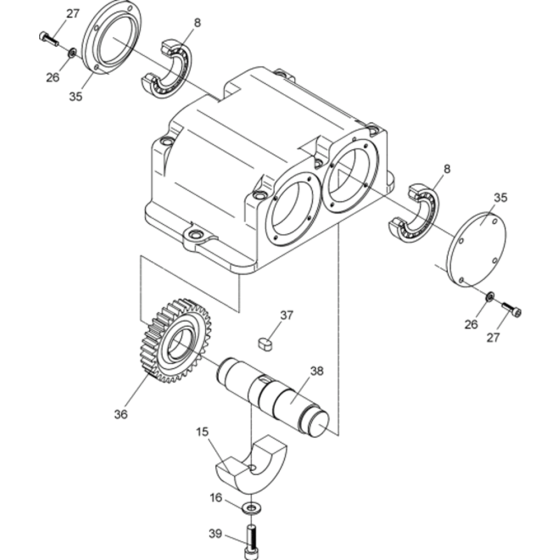 Exciter Assembly for Wacker