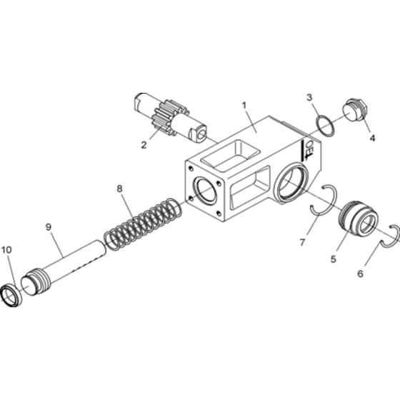 Centre Pole Head for Wacker