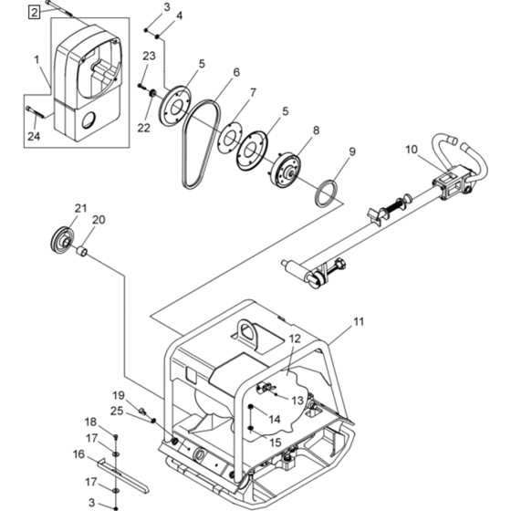 Vibratory Plate Assembly