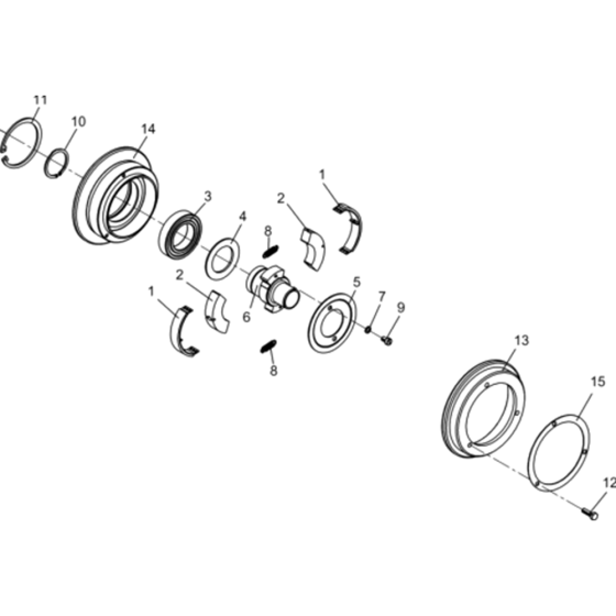 Centrifugal Clutch for Wacker