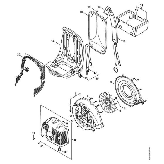 Fan Housing for Stihl BR 430