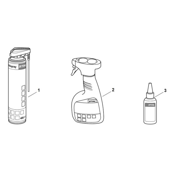 Stihl BR 600 Cleaning Products