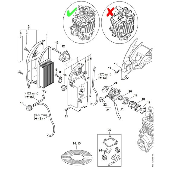 Air Filter & Manifold for Stihl BR 600