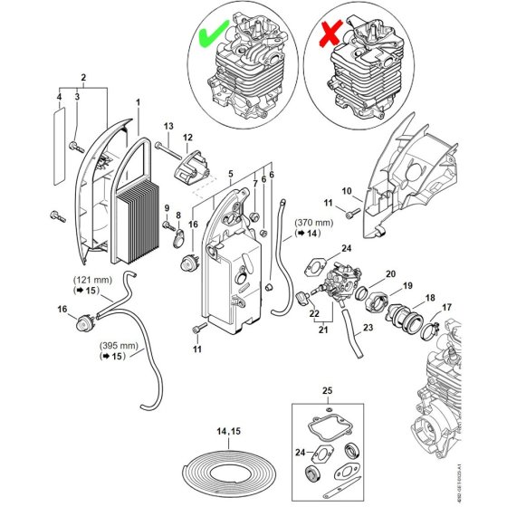 Air Filter & Manifold for Stihl BR 700