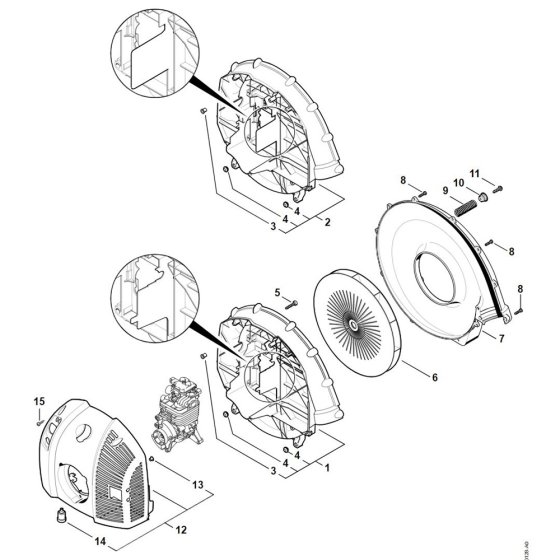 Fan Housing for Stihl BR 700