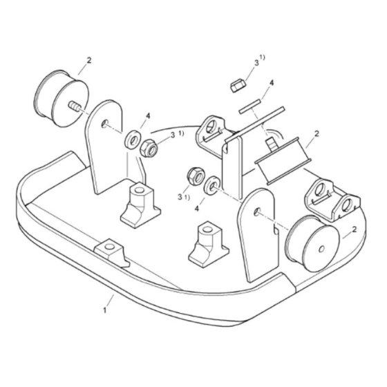 Base Plate Assembly for Bomag BR90