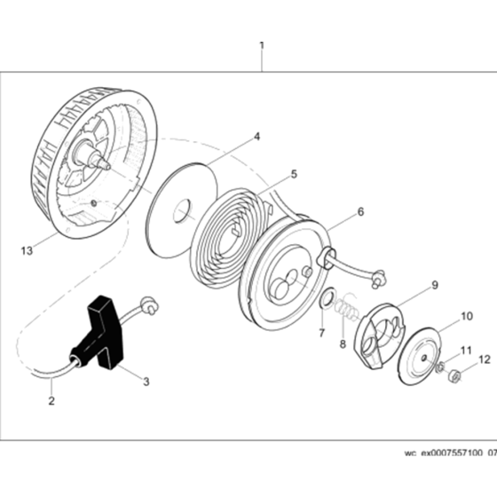 Starter Assembly for Wacker BS500