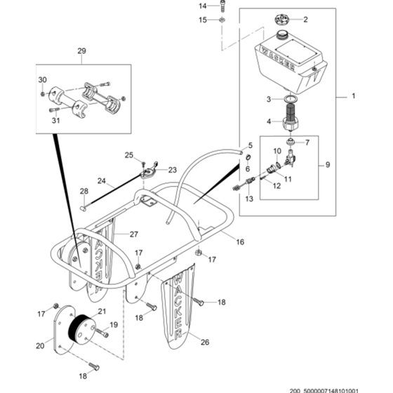 Guide Handle Assembly for BS52Y