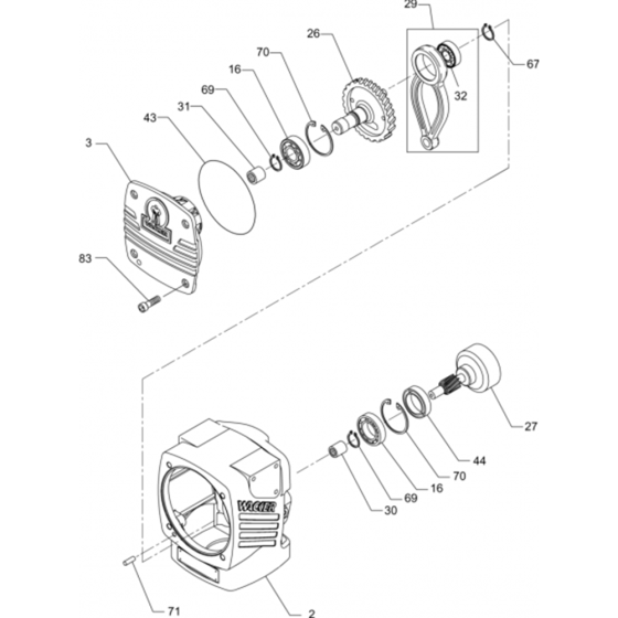 Crankcase Assembly for BS60-2