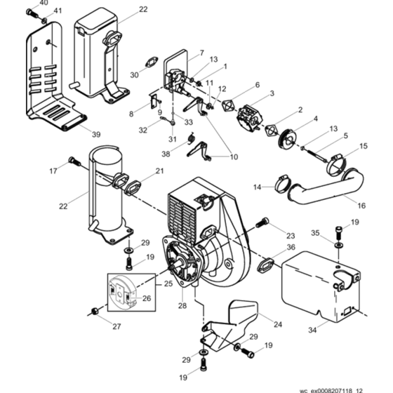 Engine Assembly for Wacker BS600