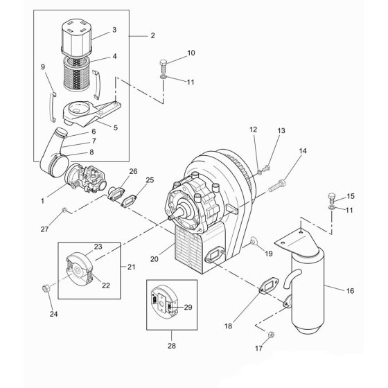 Engine Assembly for Wacker BS65Y