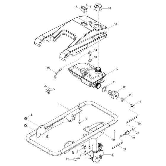 Guide Handle for Wacker BS70-4As