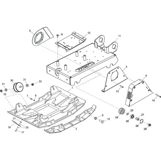 Baseplate Assembly for RPC60