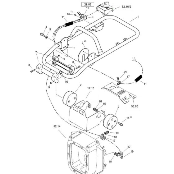 Steering Handle for Bomag BT60/4