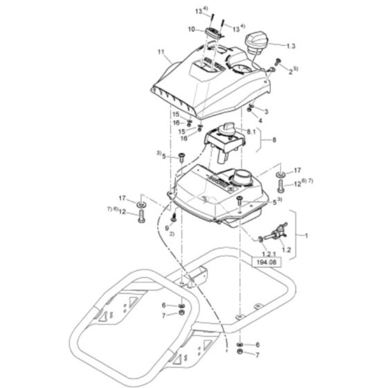 Fuel Tank Assembly for Bomag BT60