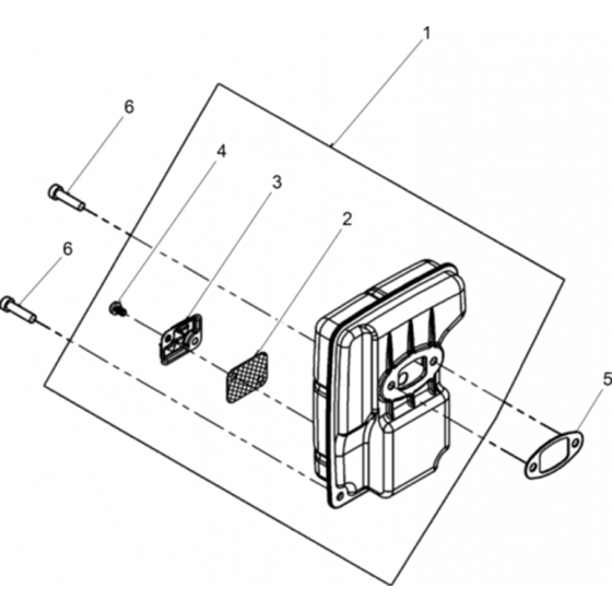 Muffler Assembly for Wacker BTS635