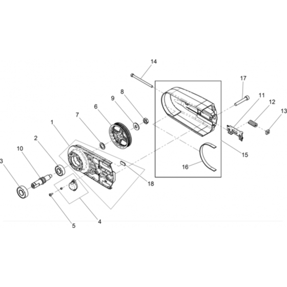 Bearing Housing for Wacker BTS635