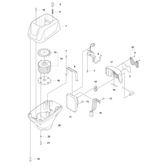 Motor Assembly for BV 30i Screed